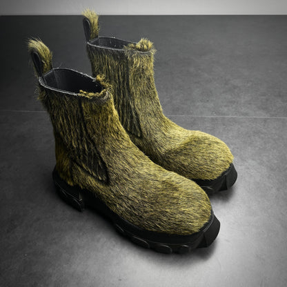 Rick Owens SAMPLE „Grinch“ Beatle Bozo Tractor Boots