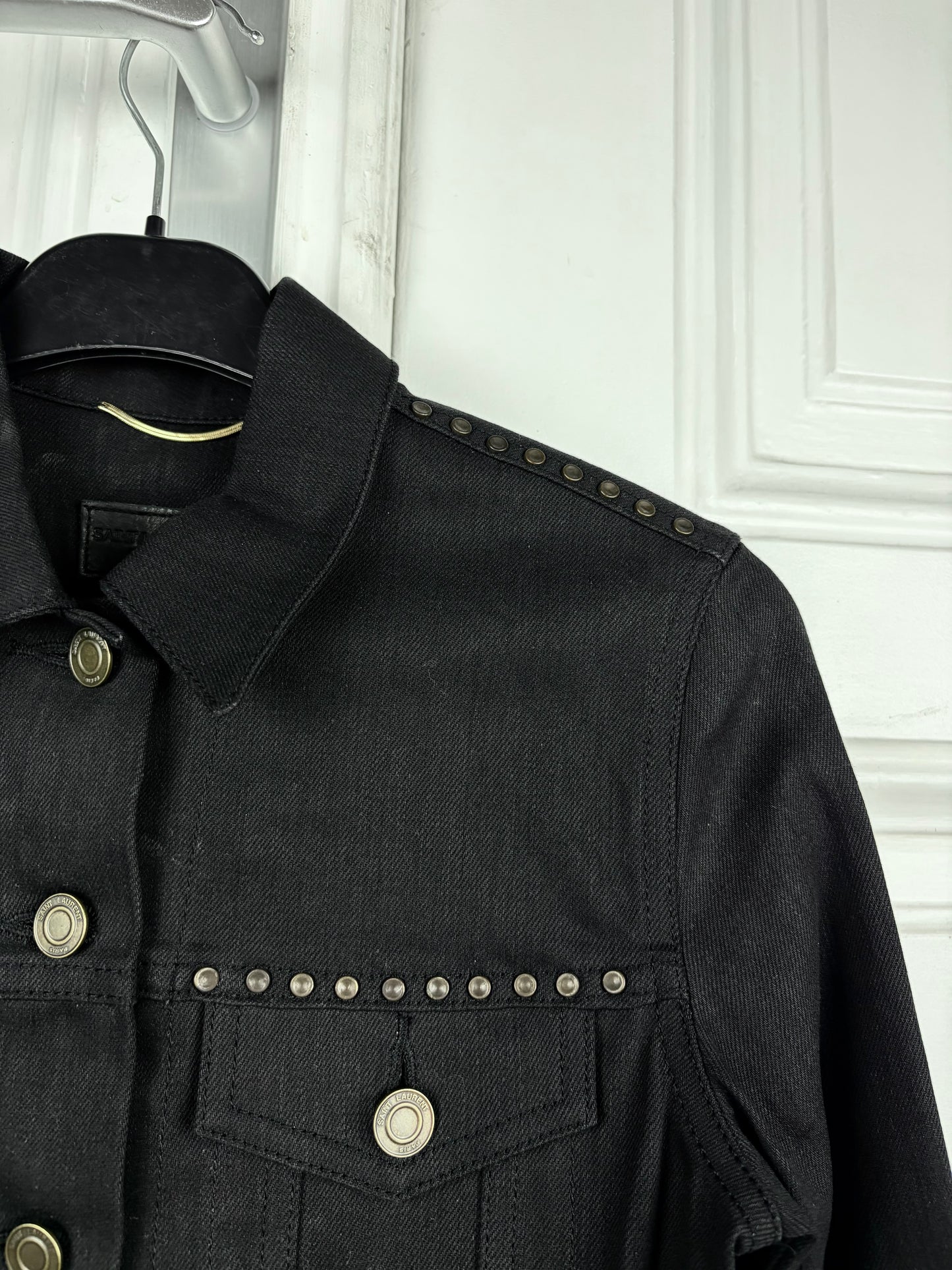 Saint Laurent 2013 Studded Denim Jacket