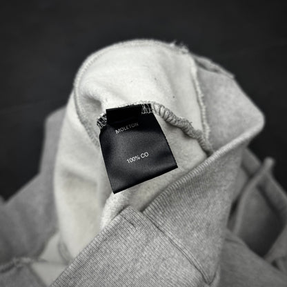 Vetements cropped split hoodie