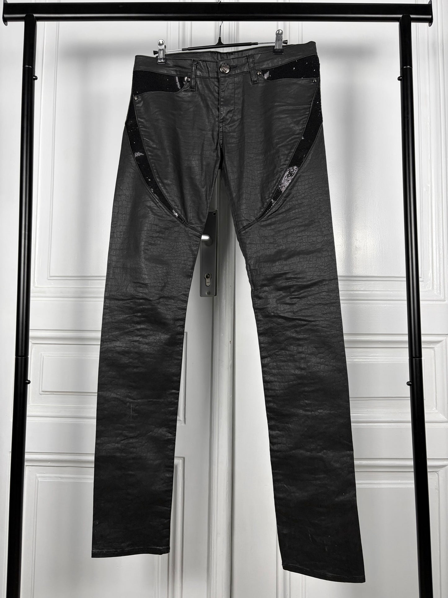 Faith connexion waxed jeans