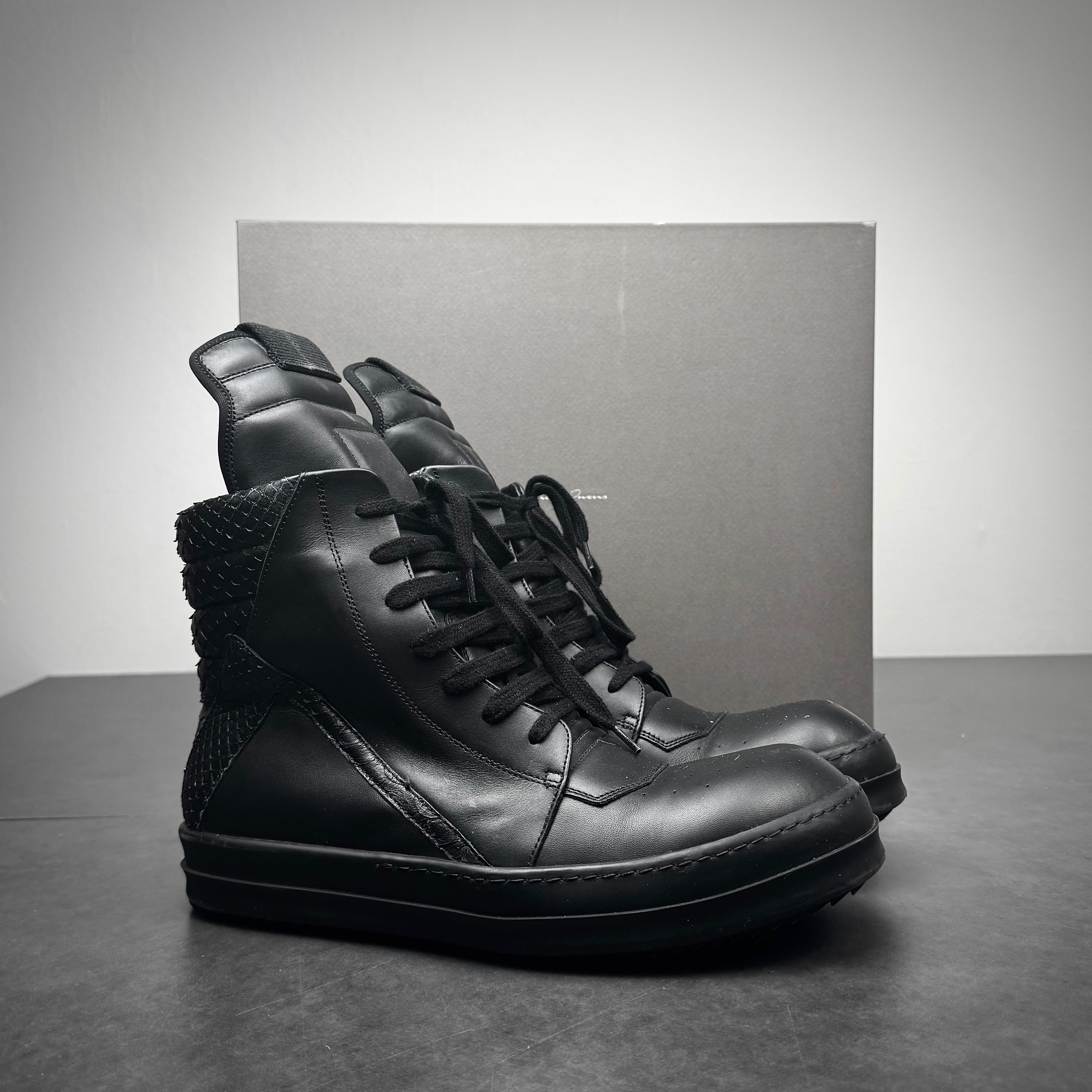 Rick owens python geobaskets – 7sehnsucht