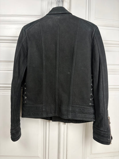 Balmain by Olivier Rousteing Multi Zip Biker Jacket