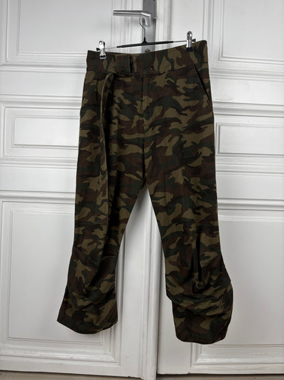 Yohji Yamamoto Runway Capri Camo Shorts
