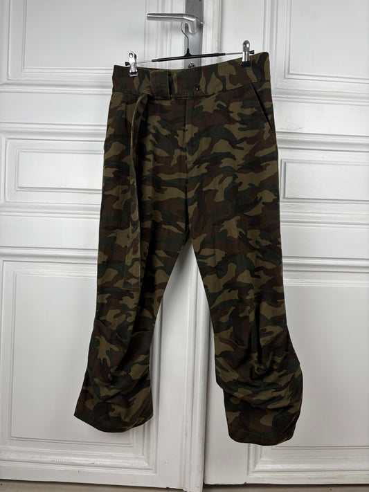 Yohji Yamamoto Runway Capri Camo Shorts