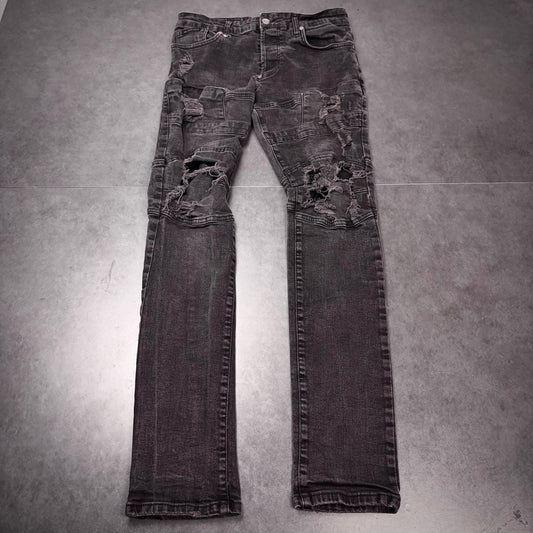 Philipp plein shotgun skull denim