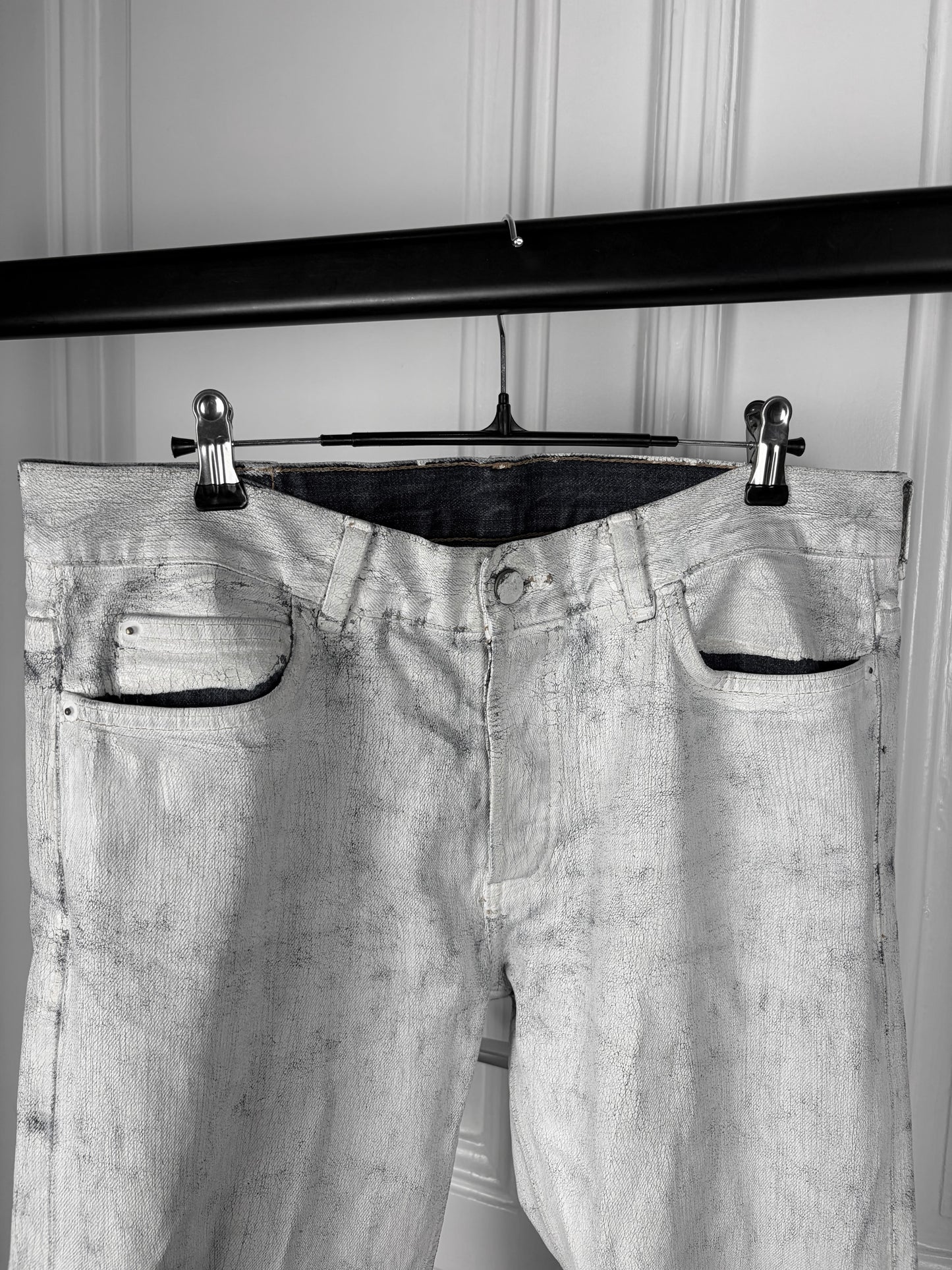 Maison Margiela x H&M painted denim