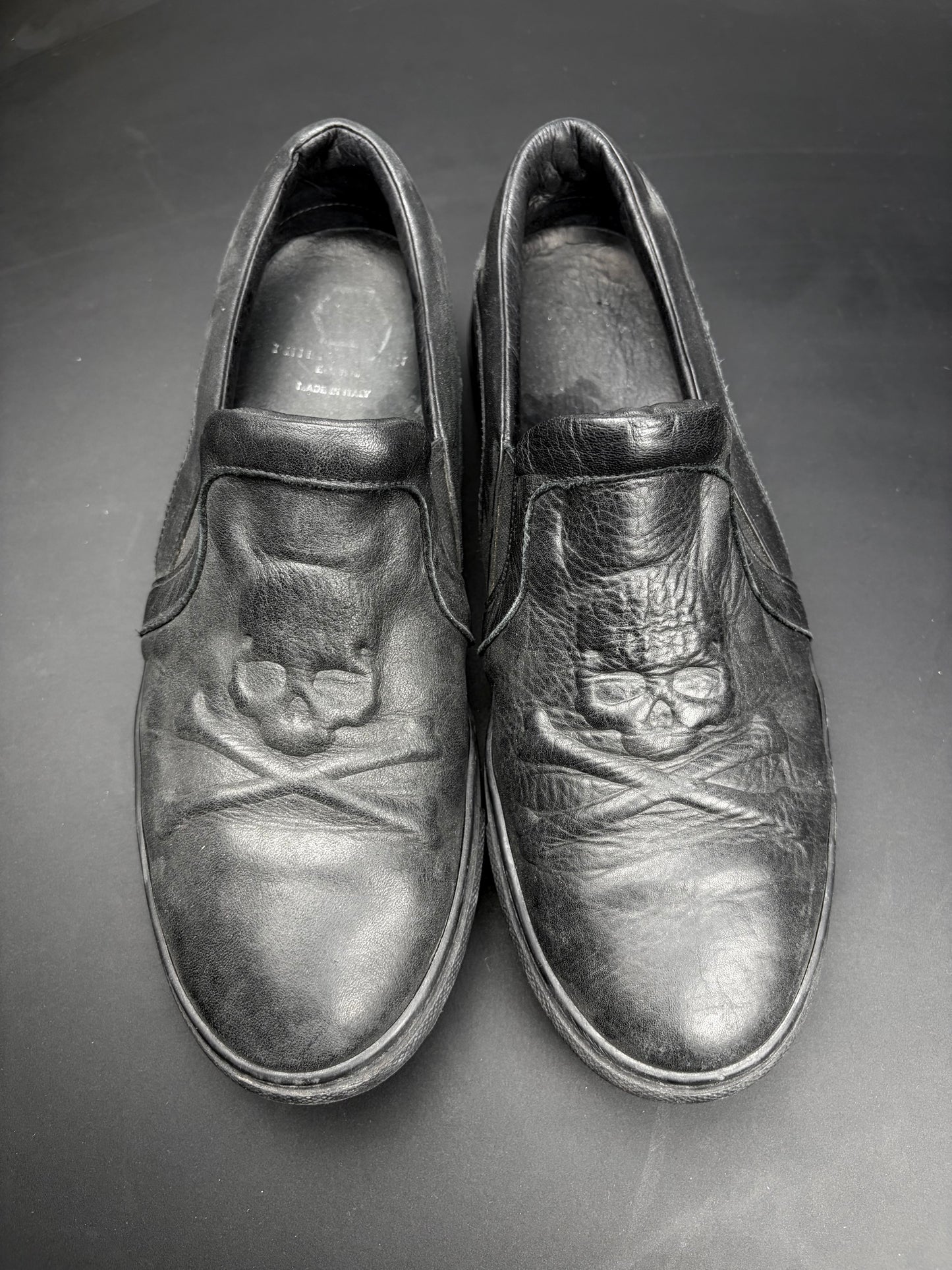 Philipp Plein Skull Slip Ons