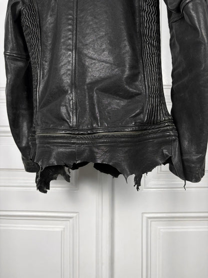 Jack Rose Fox fur leather jacket