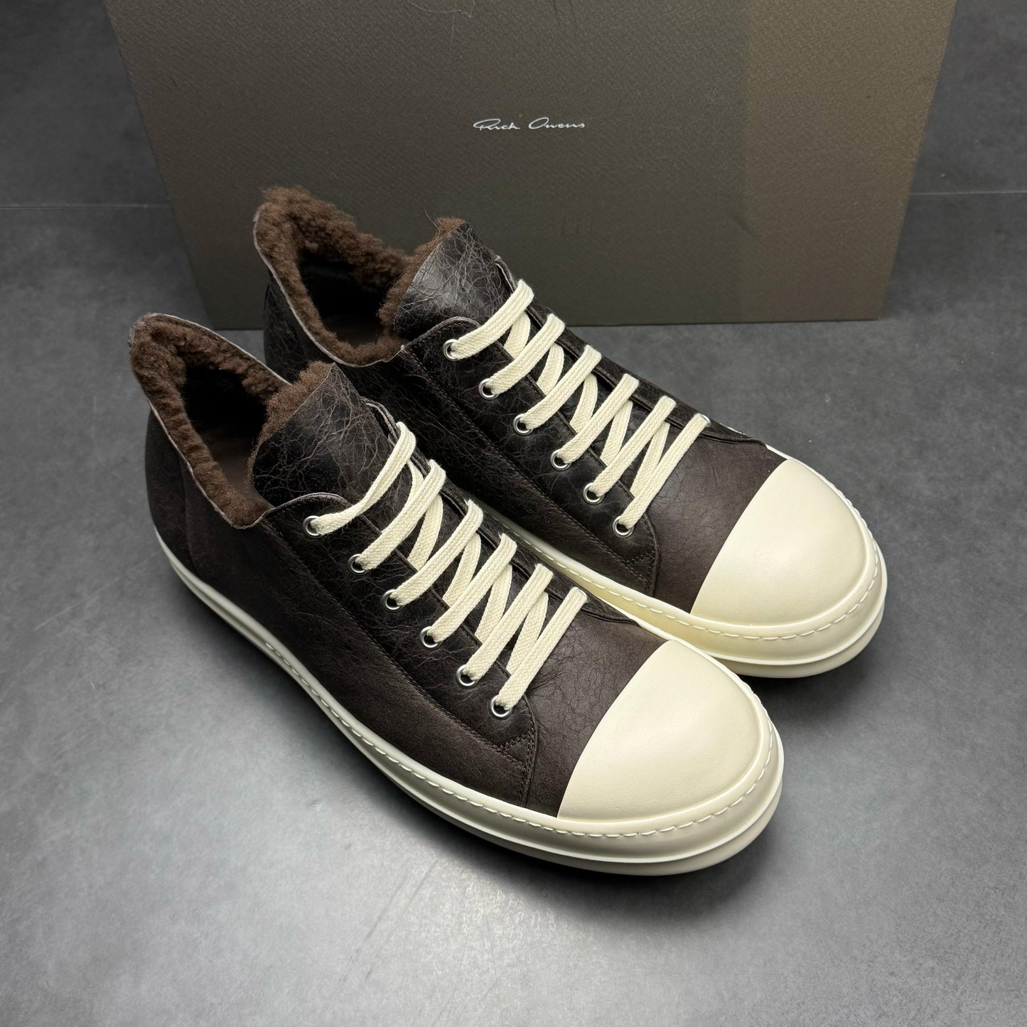 Rick owens „shearling“ ramones sample