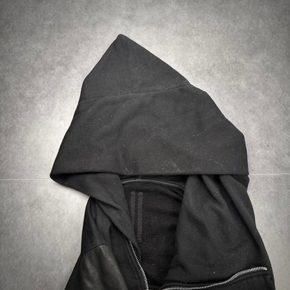 Rick Owens 2016 Leather „Mountain“ Hoodie