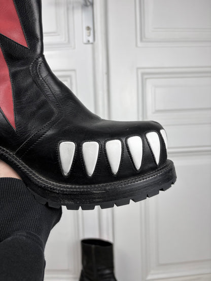 Walter Van Beirendonck Hyper Glam Teeth Boots