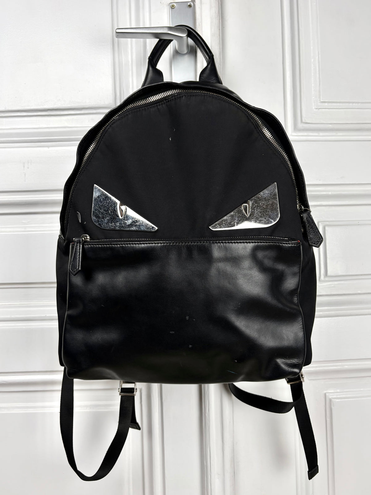 Fendi Silver Eye Monster Backpack