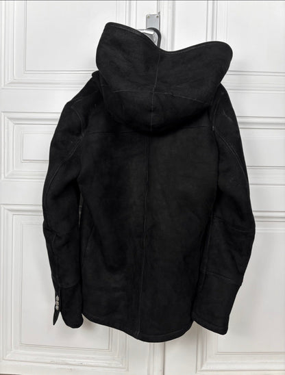 Balmain Double Breasted Shearling Coat