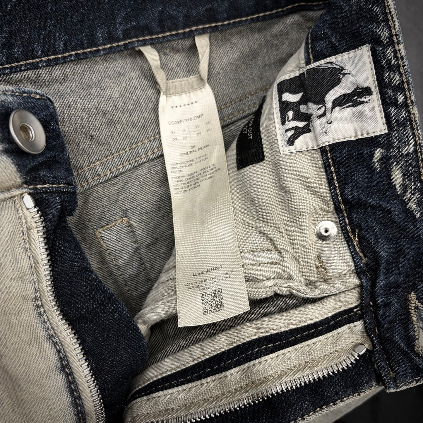 Rick Owens Mineral Pearl Fog Cut