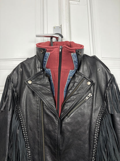 Balenciaga Multilayer Leather Jacket