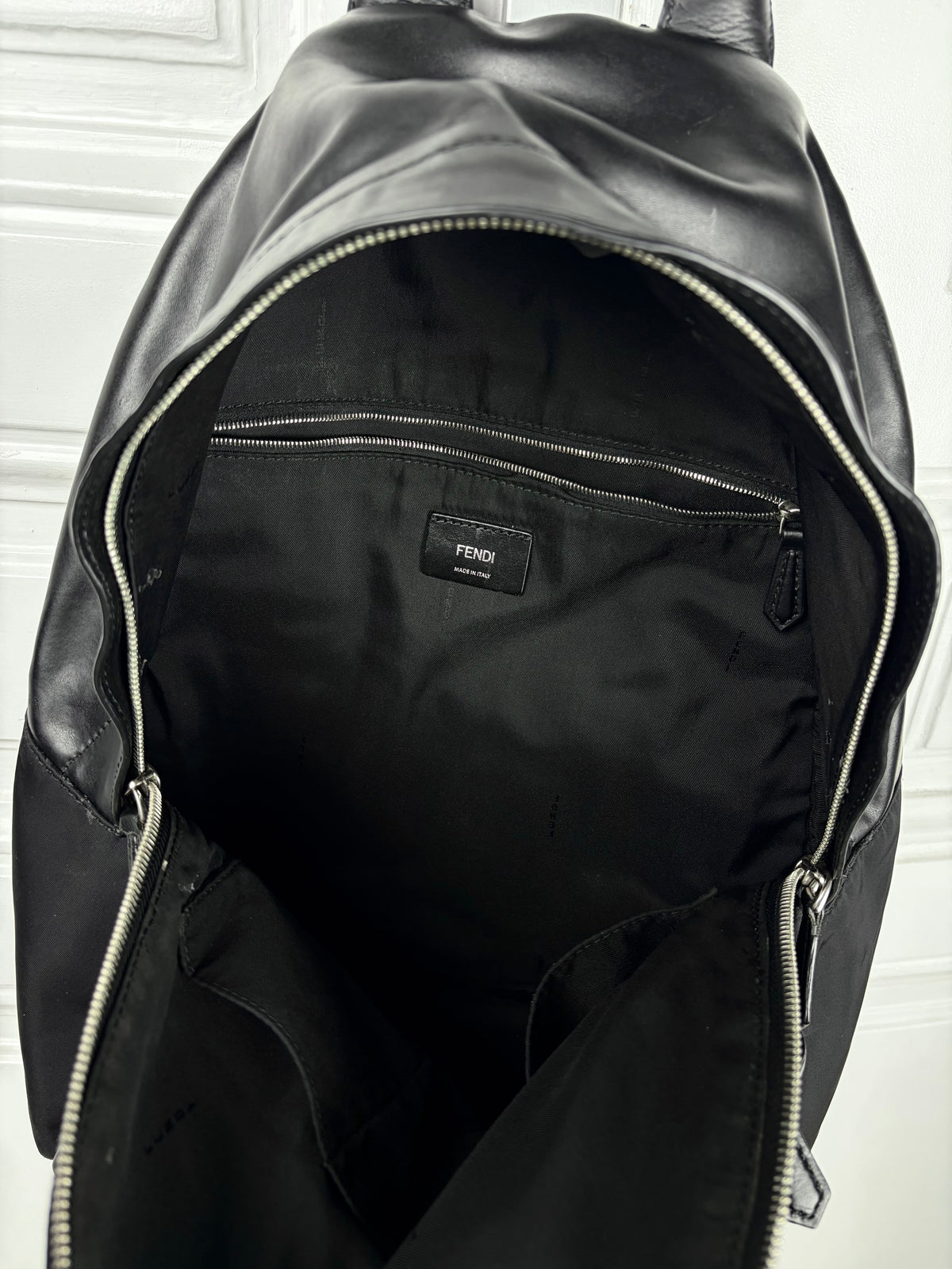 Fendi Silver Eye Monster Backpack