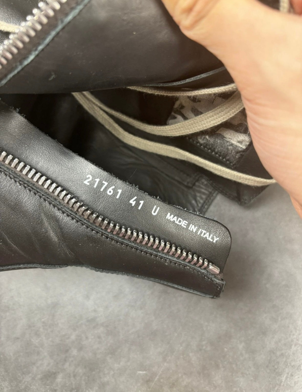 Rick owens megalace ramones