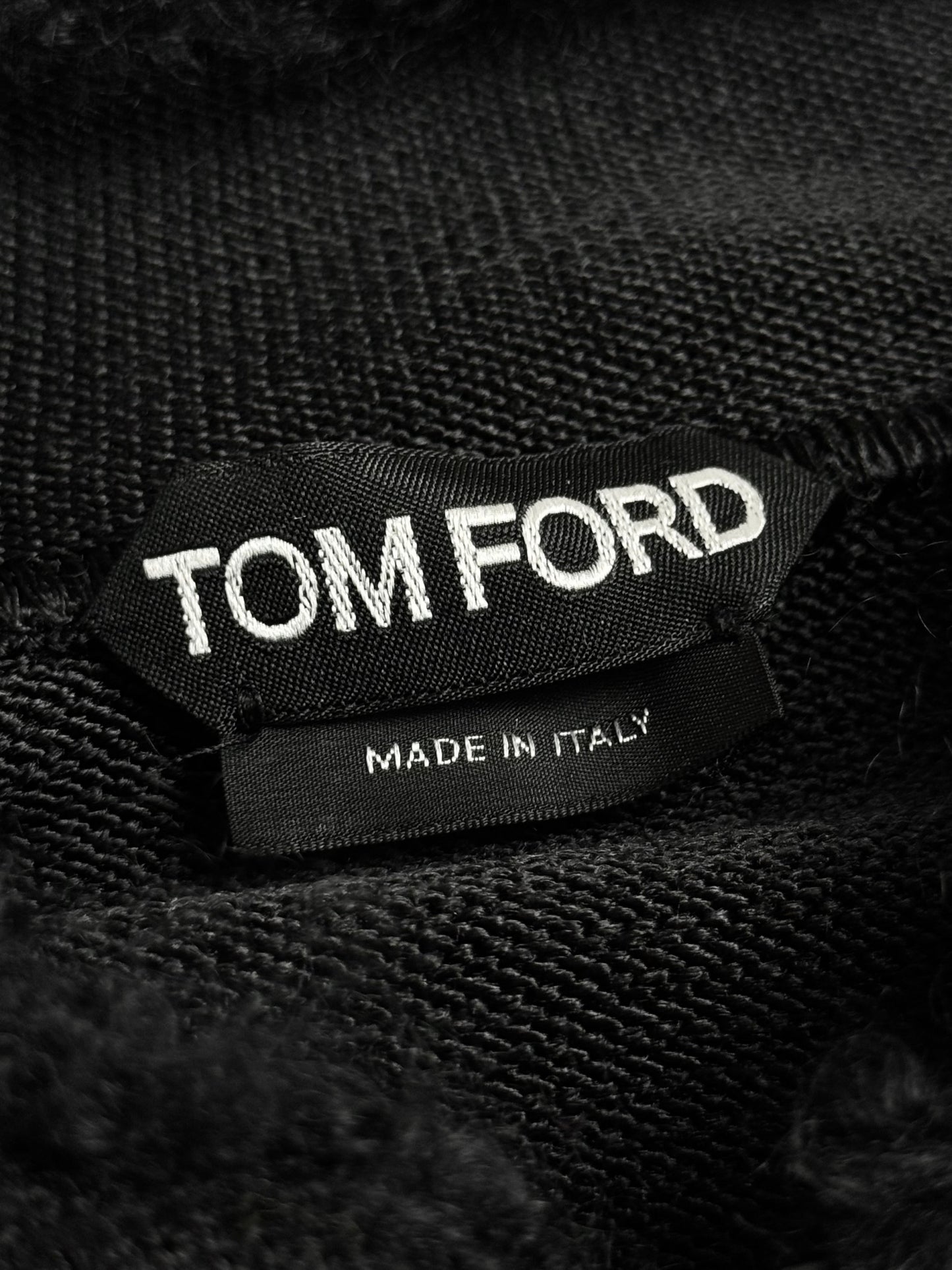 Tom ford sample fur zip up