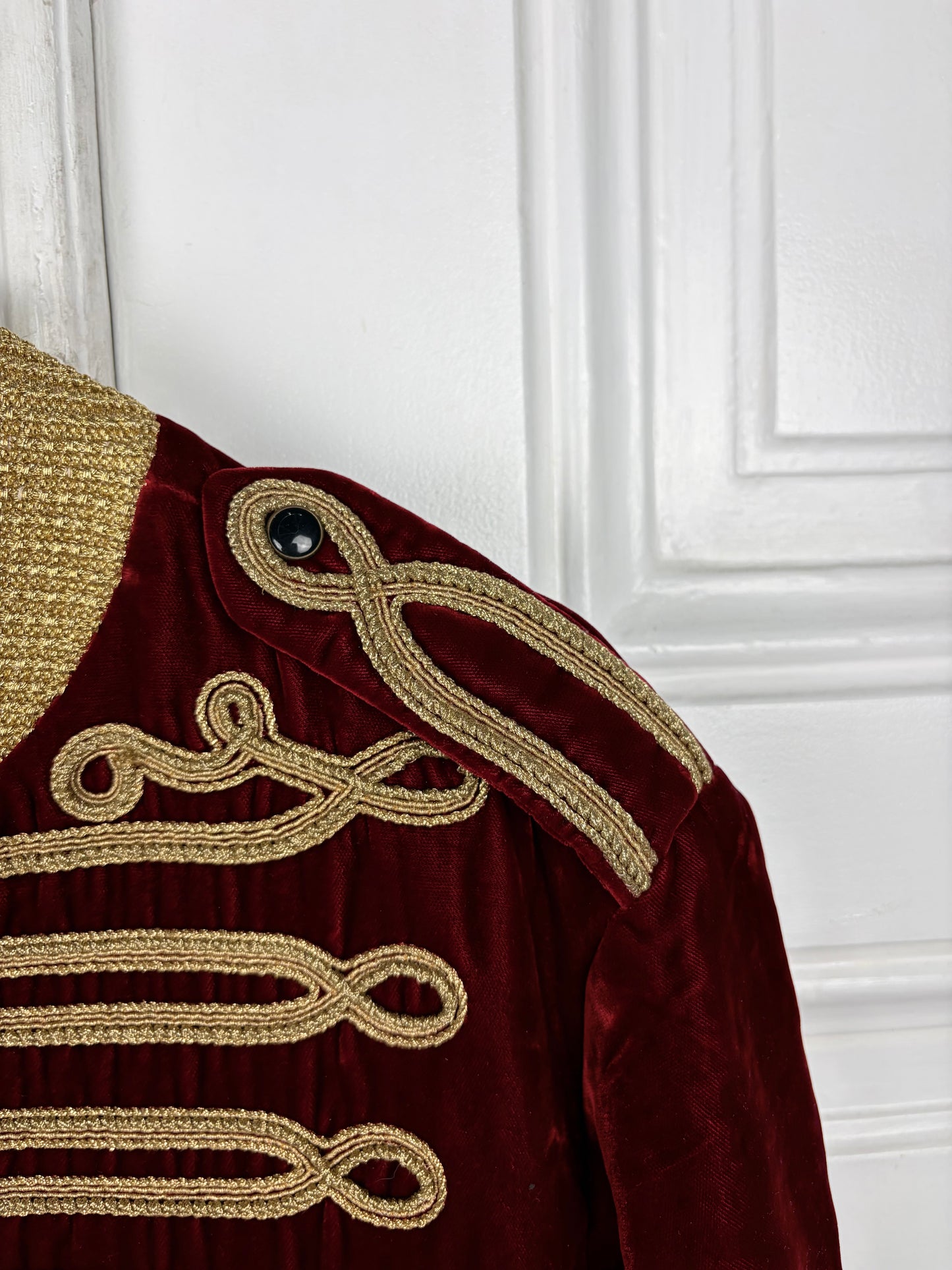 Saint Laurent 2018 Velvet Officer Jacket