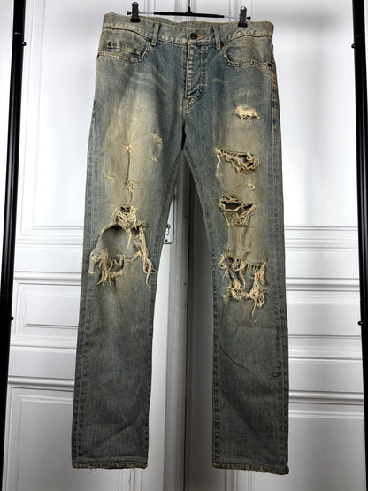 Saint Laurent Crash Denim
