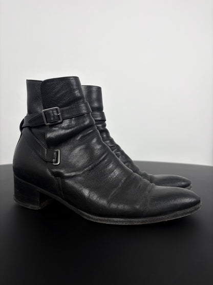 Saint Laurent Dorian Buckle Boots