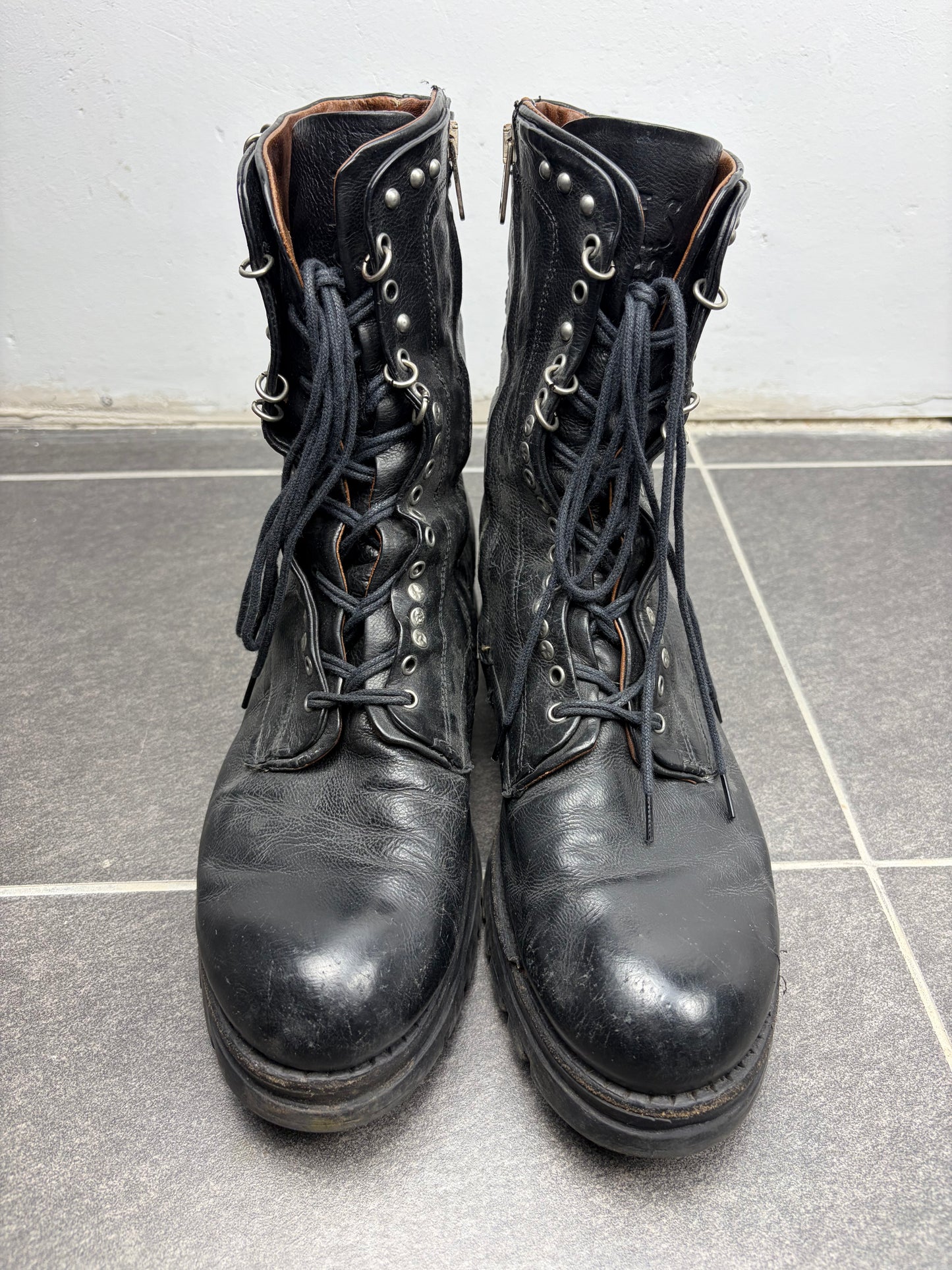 AS98 Pierced Military Boots