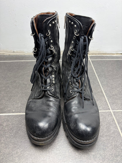 AS98 Pierced Military Boots