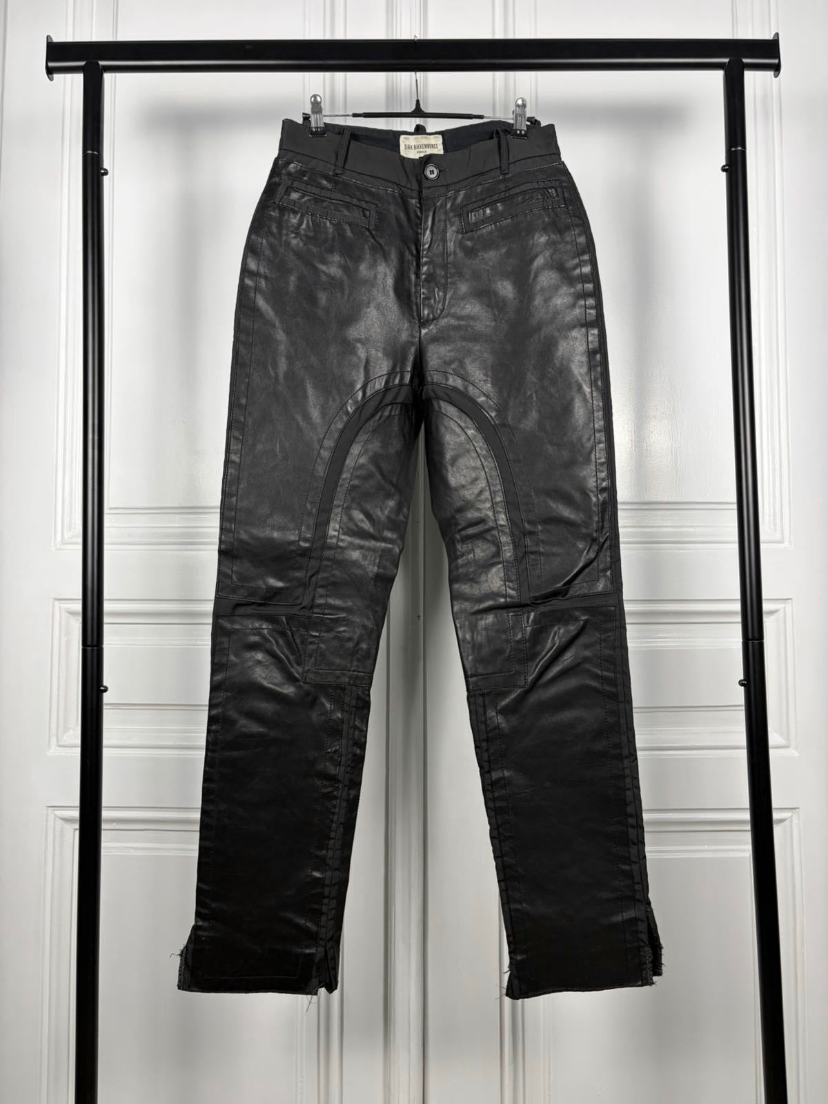 Dirk Bikkembergs leather pants