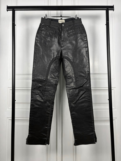 Dirk Bikkembergs leather pants