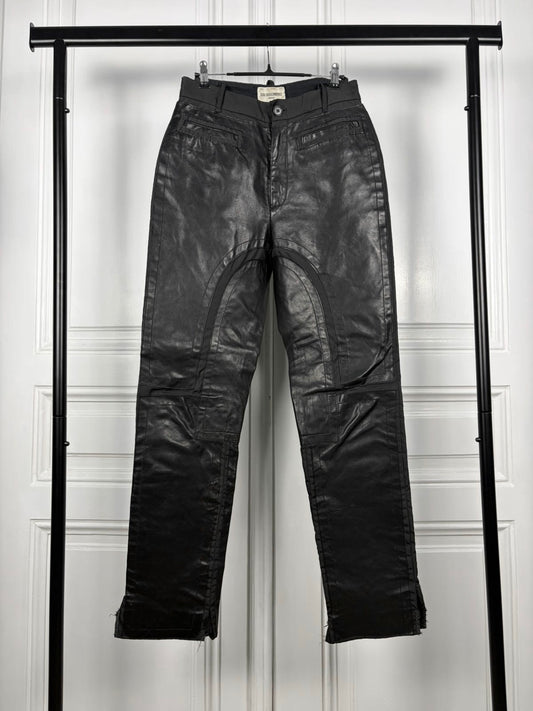 Dirk Bikkembergs leather pants