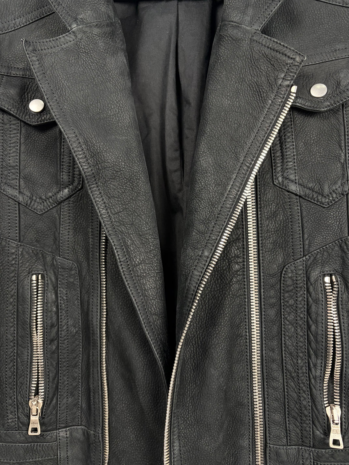 Balmain by Olivier Rousteing Multi Zip Biker Jacket