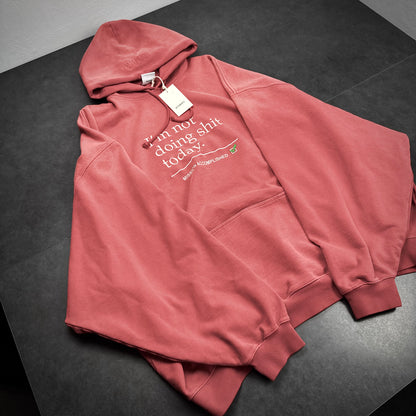 Vetements „Im Not Doing Shit Today“ Hoodie