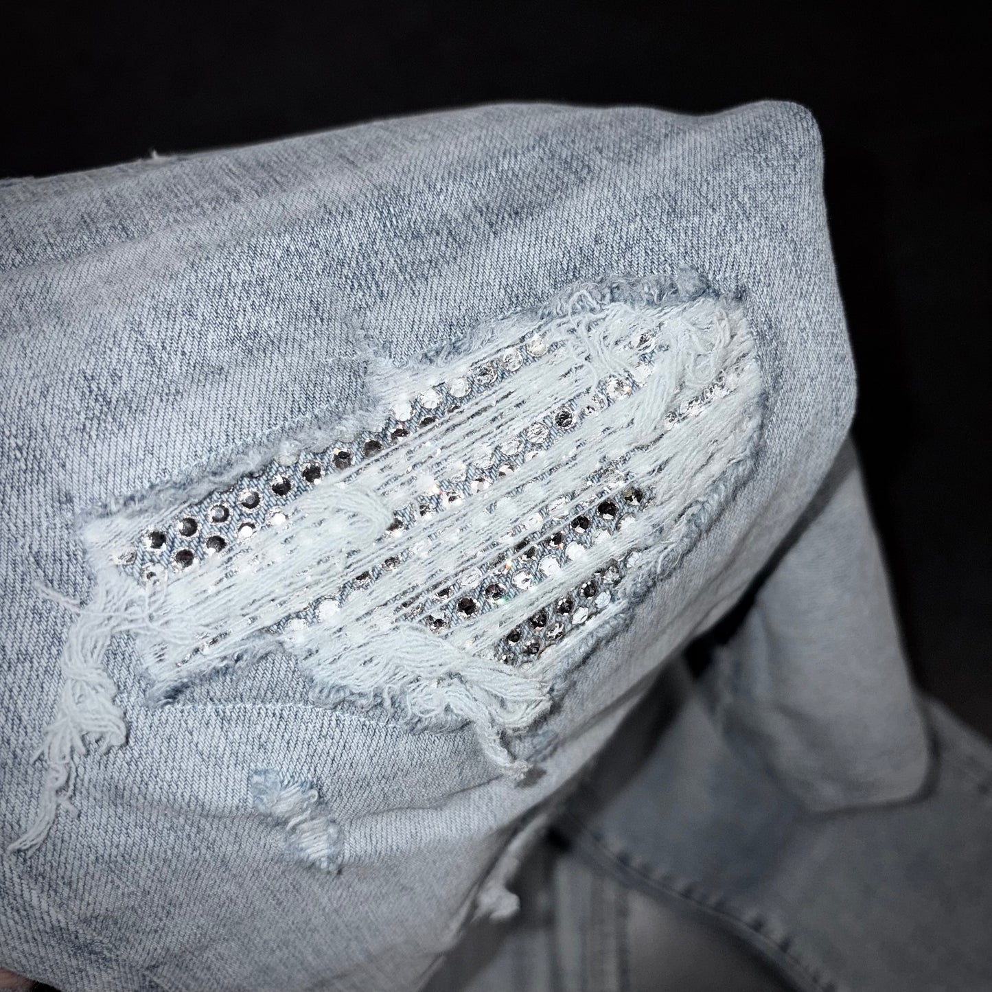 Amiri x Swarovski Denim