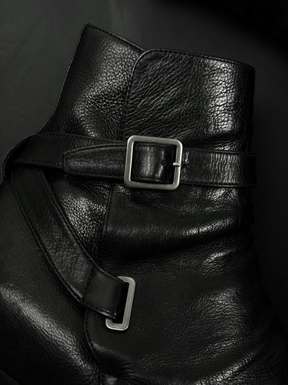 Saint Laurent Dorian Buckle Boots
