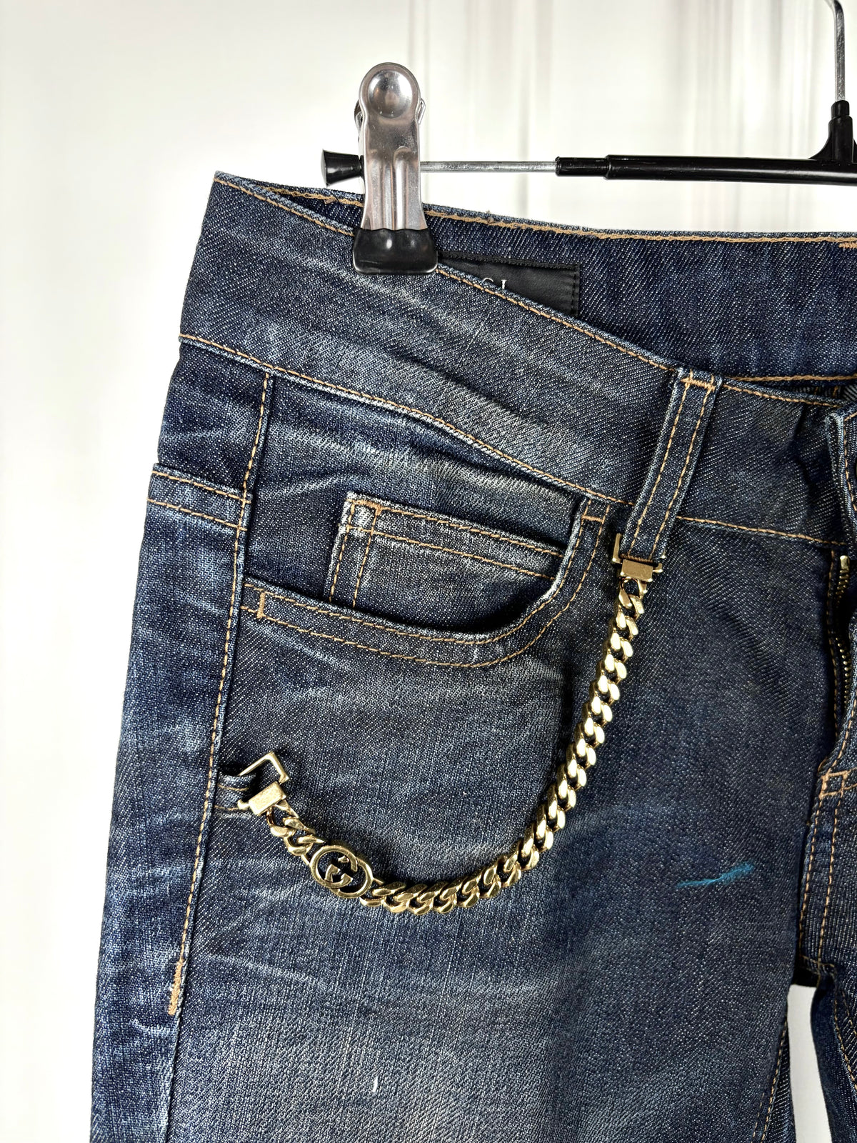 Gucci Bootcut Chain Denim