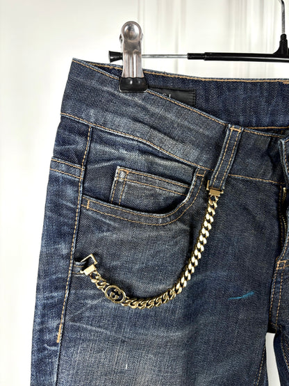 Gucci Bootcut Chain Denim