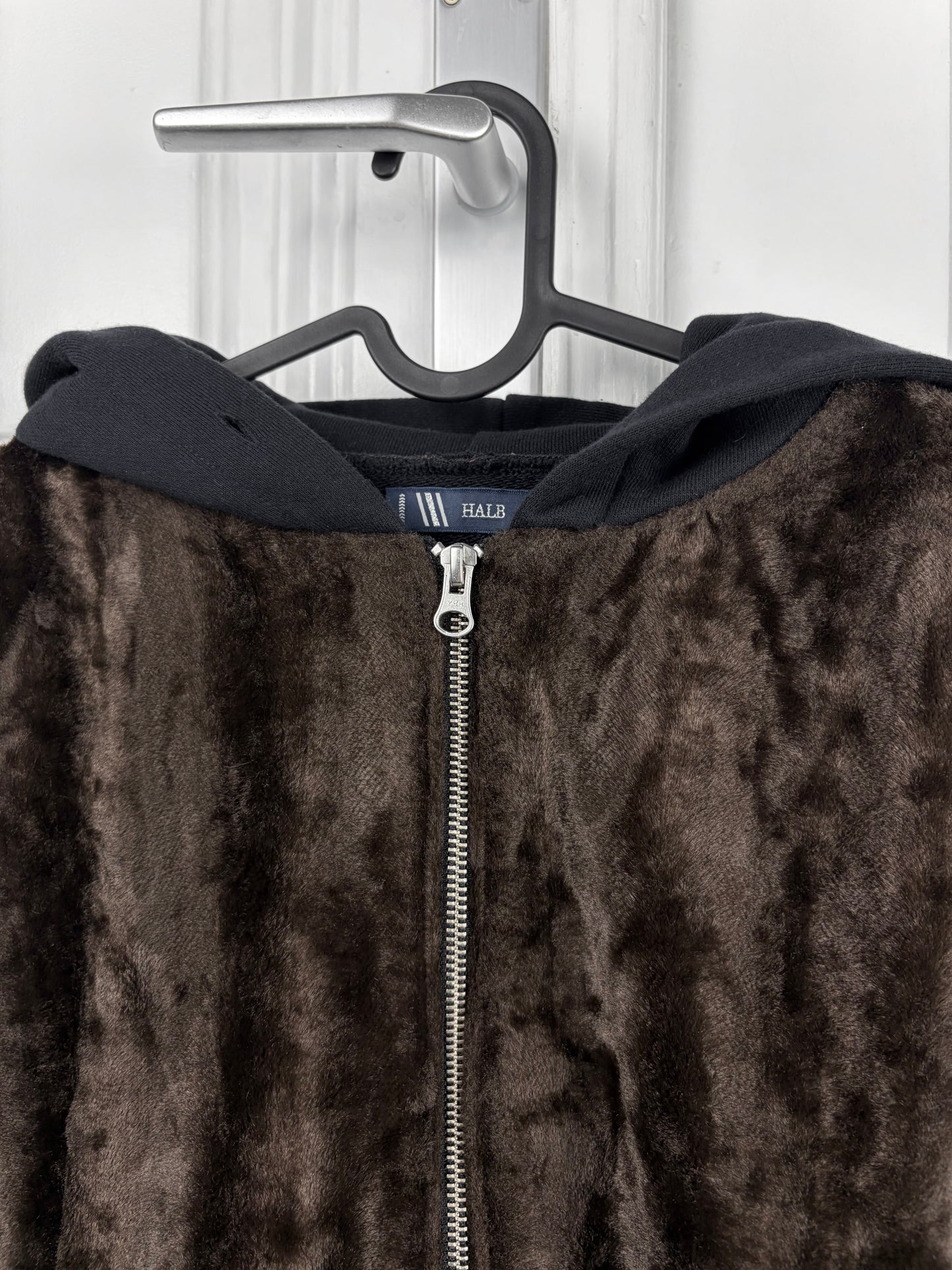 Halb Fur Zip Hoodie