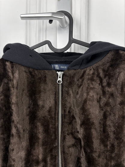 Halb Fur Zip Hoodie