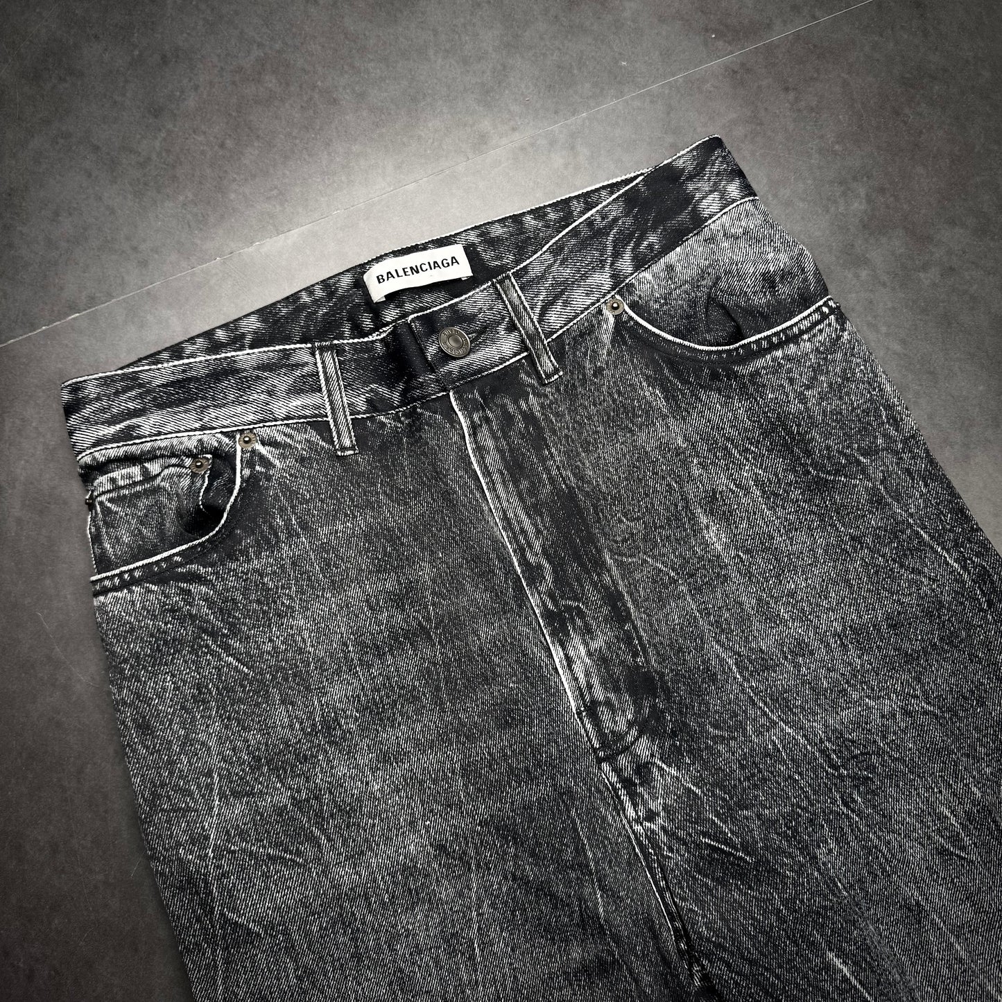 Balenciaga „trompe loeil“ pants