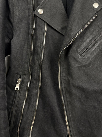 Balmain decarnin denim biker jacket