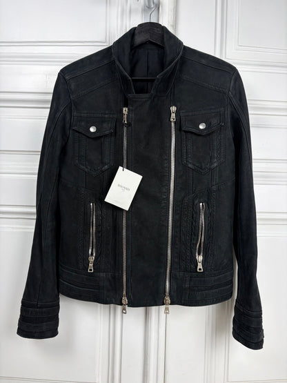 Balmain by Olivier Rousteing Multi Zip Biker Jacket