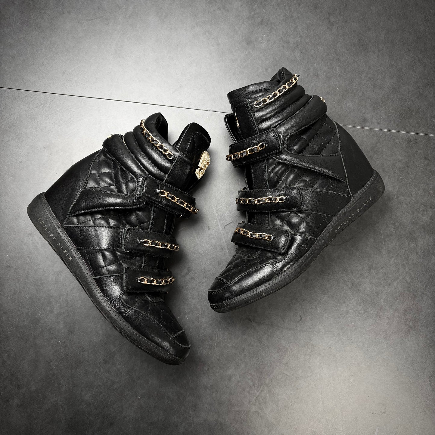 Philipp Plein Skull Wedges