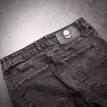 Philipp plein shotgun skull denim