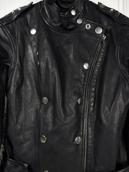 Ralph Lauren Sample Leather Napoleon Jacket