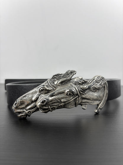 Gucci Double Horse Belt