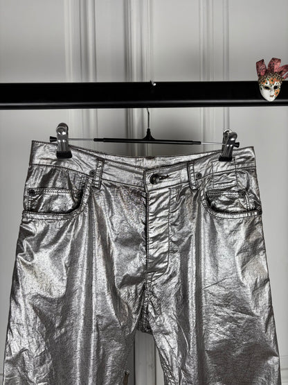 Rick Owens Sample Olmar & Mirta Silver Tyrone Cut Pants