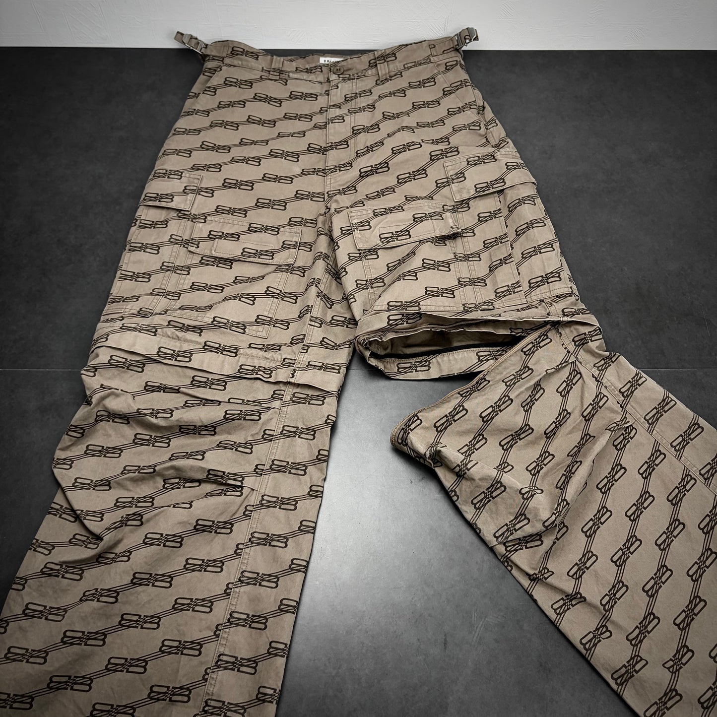 Balenciaga transformable logo camo