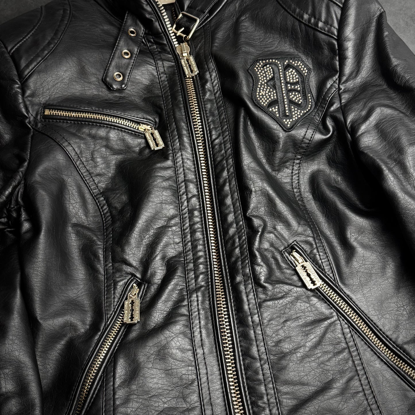 Philipp plein Razorblade leather jacket