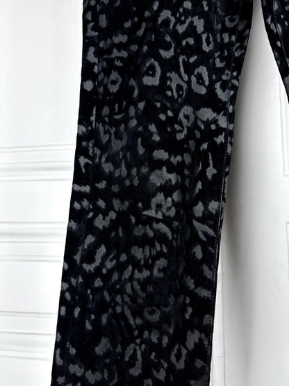 Saint Laurent Velours Leopard D05