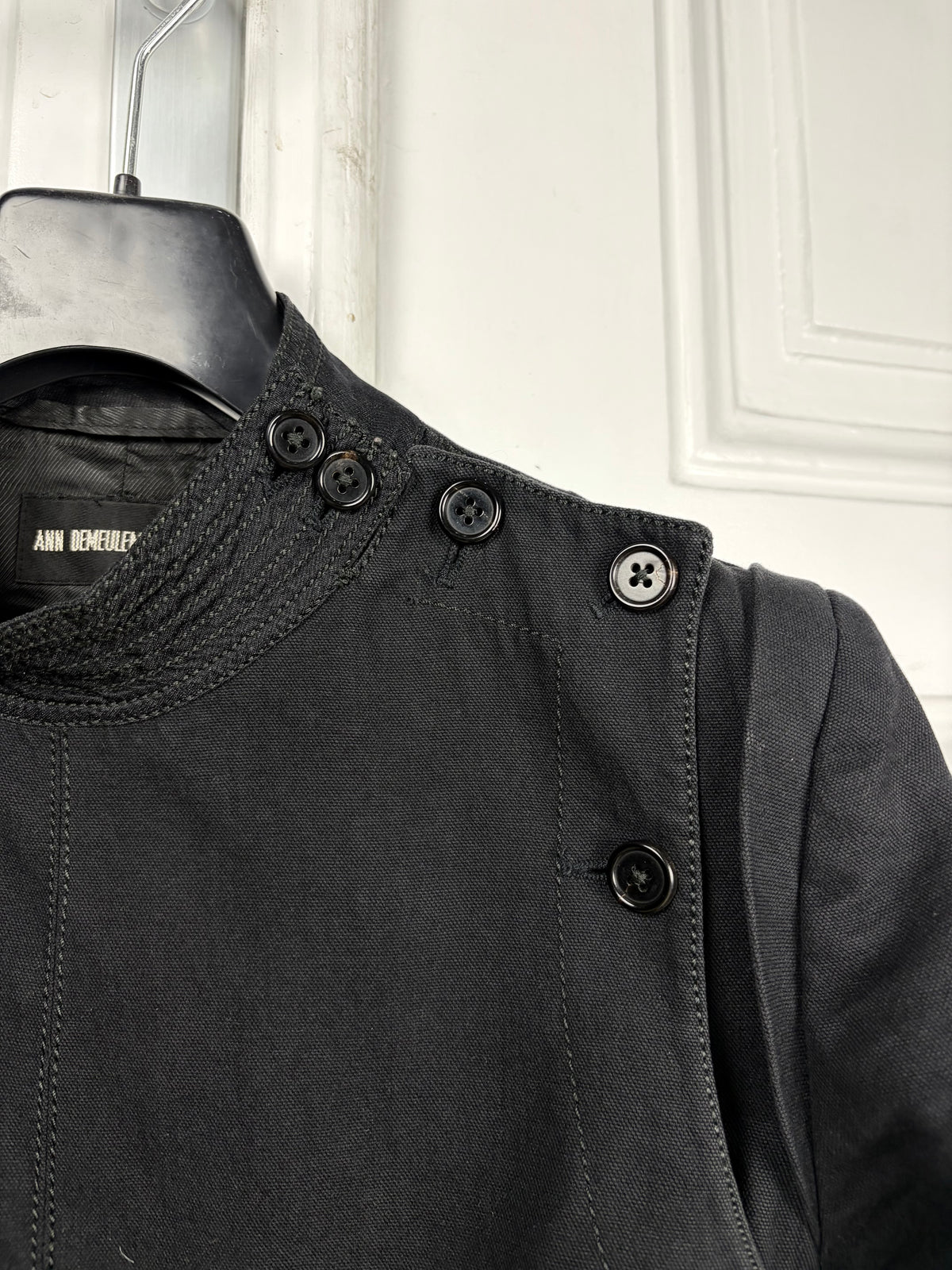 Ann Demeulemeester SS11 Canvas Fencing Jacket